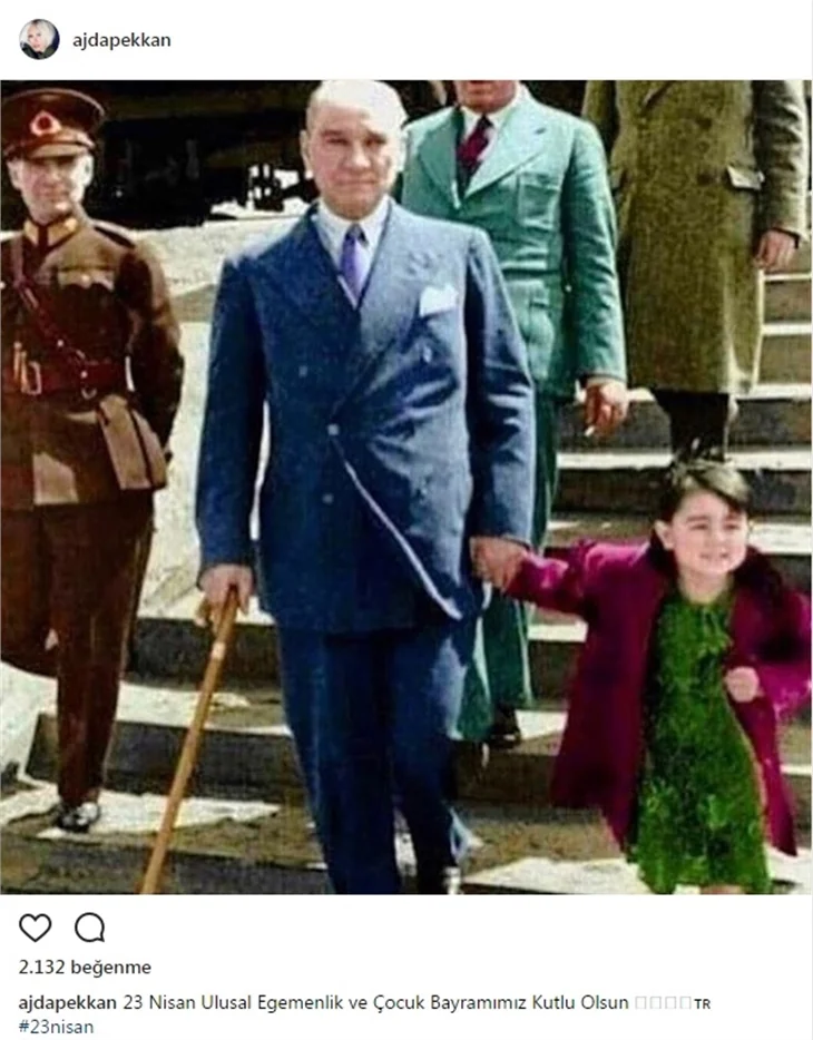 Ünlülerin 23 Nisan paylaşımları