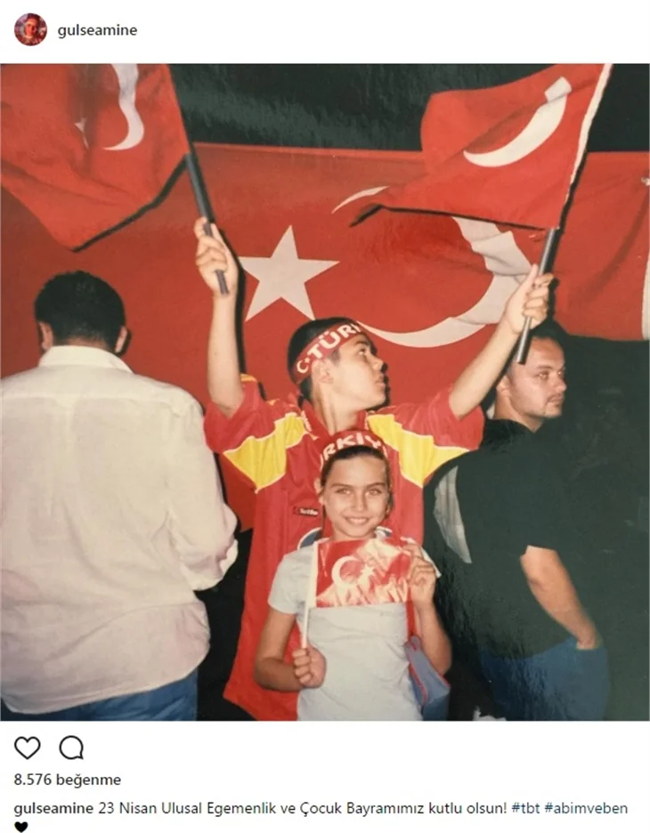 Ünlülerin 23 Nisan paylaşımları