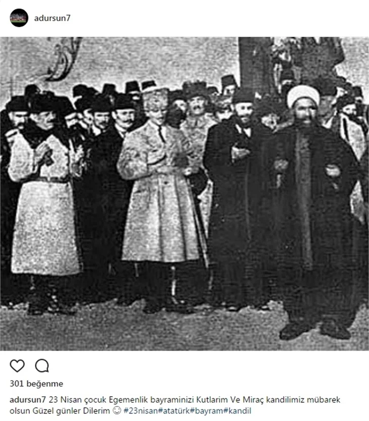 Ünlülerin 23 Nisan paylaşımları
