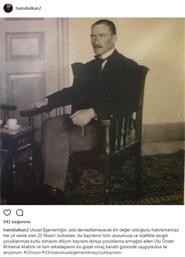 Ünlülerin 23 Nisan paylaşımları