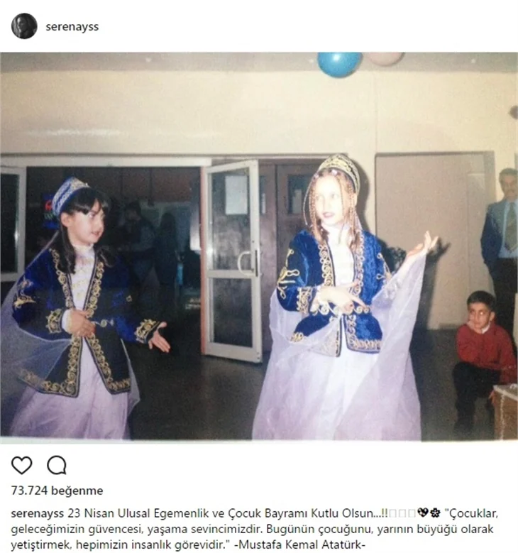 Ünlülerin 23 Nisan paylaşımları
