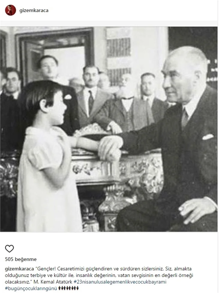 Ünlülerin 23 Nisan paylaşımları