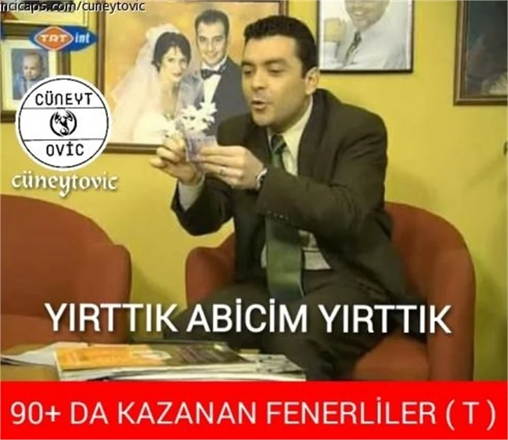 Galatasaray ve Fenerbahçe derbisi capsleri coşturdu