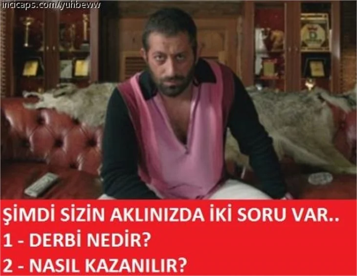 Galatasaray ve Fenerbahçe derbisi capsleri coşturdu