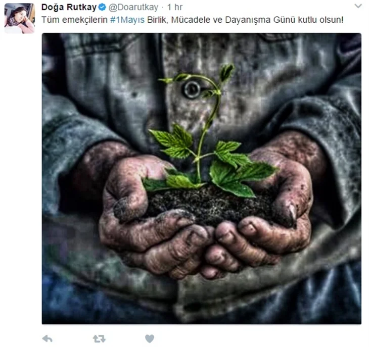 Ünlülerin 1 Mayıs paylaşımları...