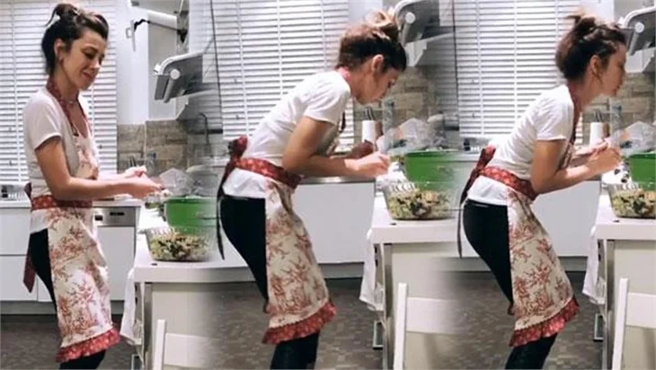 Ünlülerin ev halleri: Yemek de yaparım kariyer de...