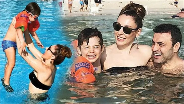 Funda Arar'ın ailesiyle Dubai tatili