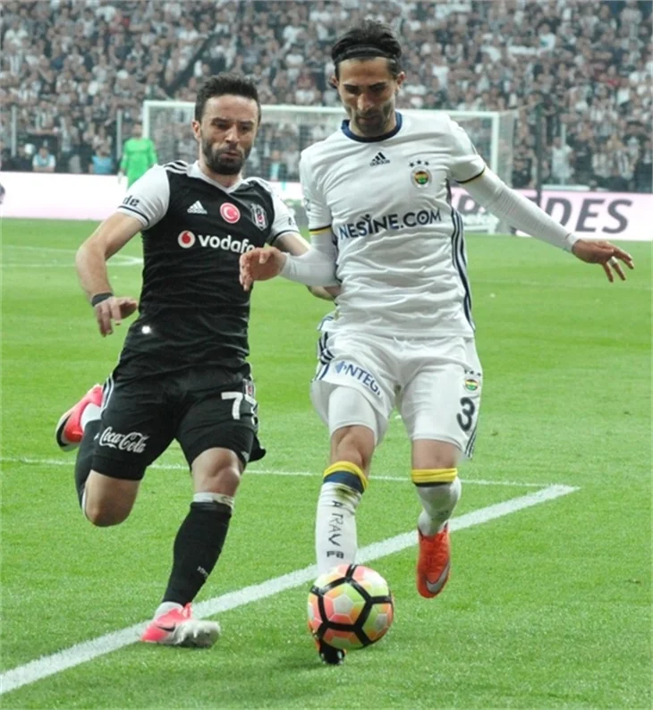 Beşiktaş-Fenerbahçe maçından kareler