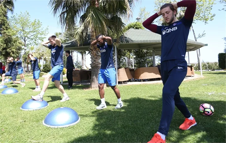 Trabzonspor kuvvet çalıştı