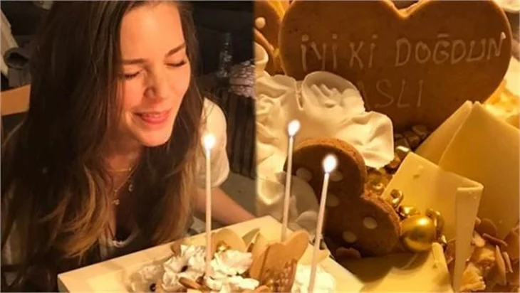 Aslı Enver'e Murat Boz'suz sürpriz parti