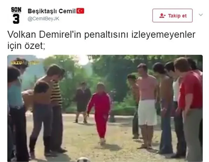 Fenerbahçeli Volkan Demirel, Twitter'ı yıktı geçti