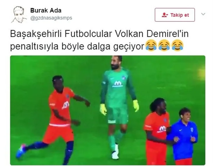 Fenerbahçeli Volkan Demirel, Twitter'ı yıktı geçti