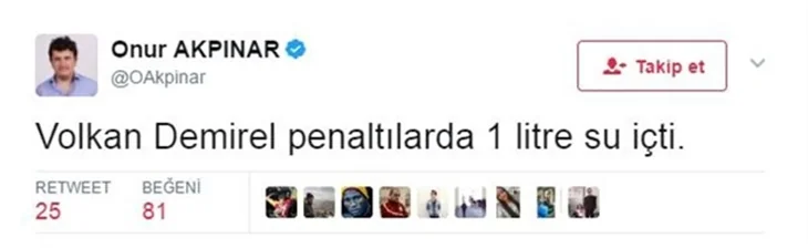 Fenerbahçeli Volkan Demirel, Twitter'ı yıktı geçti