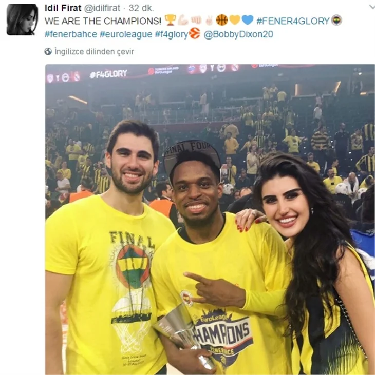 Ünlülerin Fenerbahçe ve şampiyonluk paylaşımları!