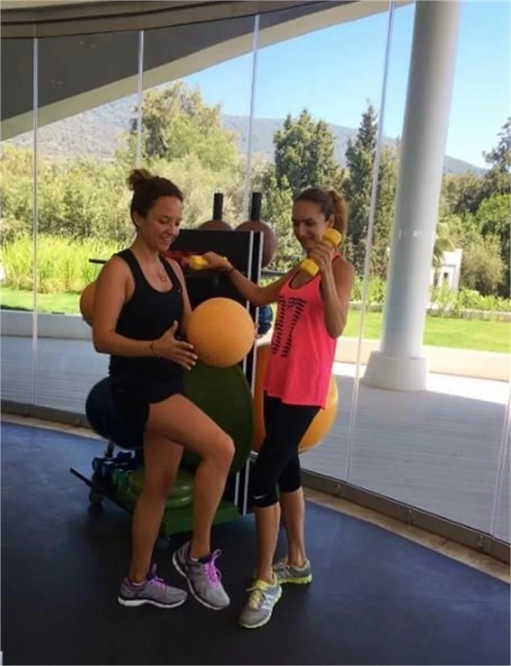 Ünlülerin spor aşkı...