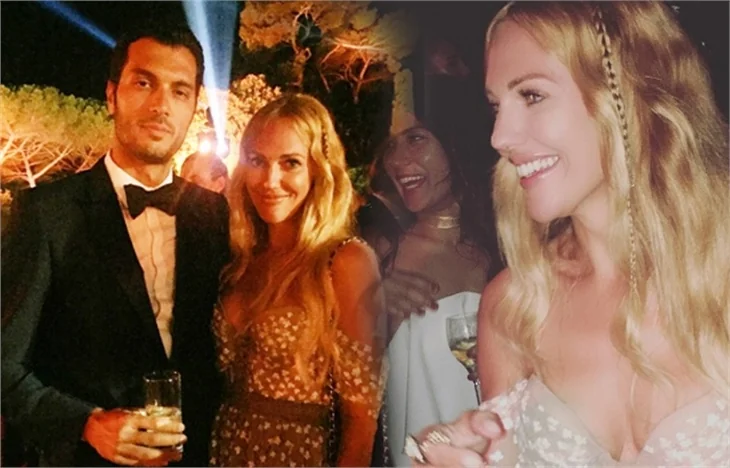Meryem Uzerli ile Alp Özcan, Cannes'da karşılaştı.