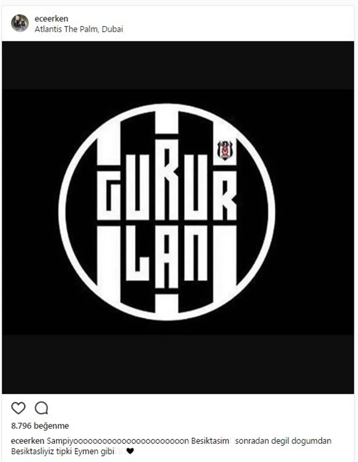 Ünlüler Beşiktaş'ın şampiyonluğunu böyle kutladılar...