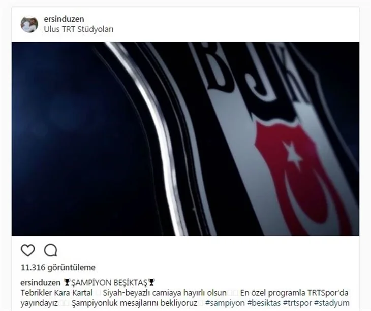 Ünlüler Beşiktaş'ın şampiyonluğunu böyle kutladılar...