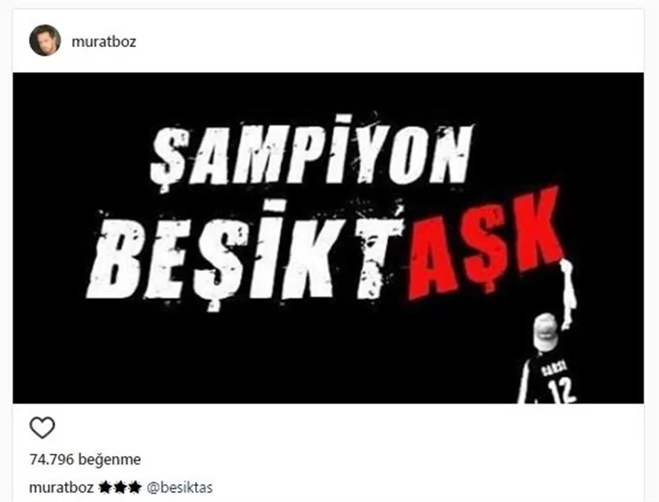 Ünlüler Beşiktaş'ın şampiyonluğunu böyle kutladılar...