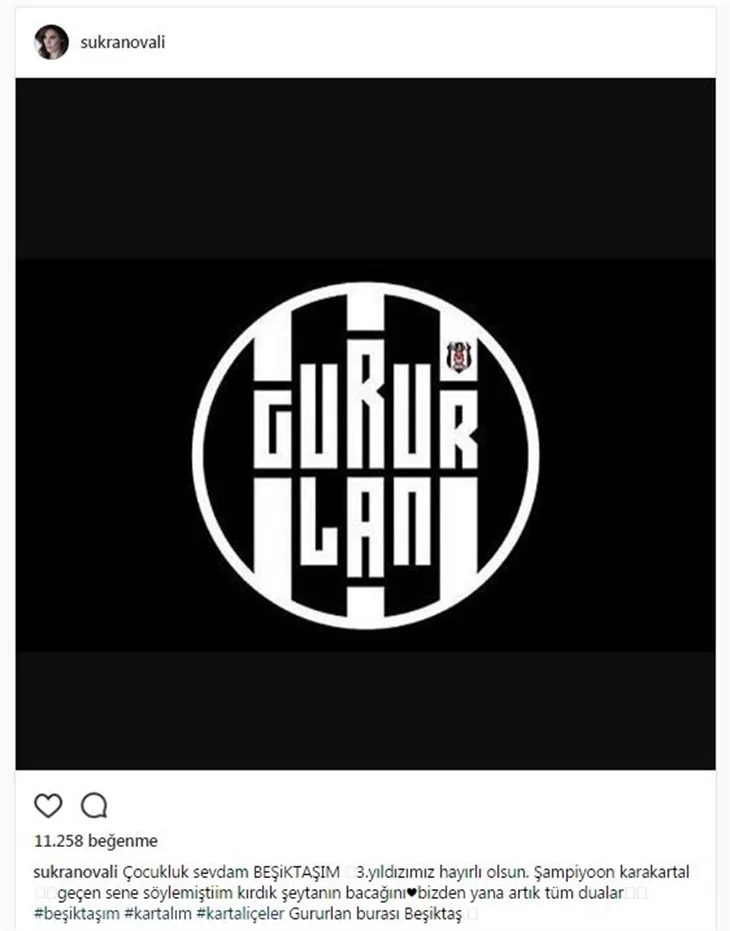 Ünlüler Beşiktaş'ın şampiyonluğunu böyle kutladılar...