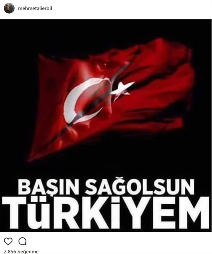 Ünlülerin Şırnak Şehitleri için paylaştıkları