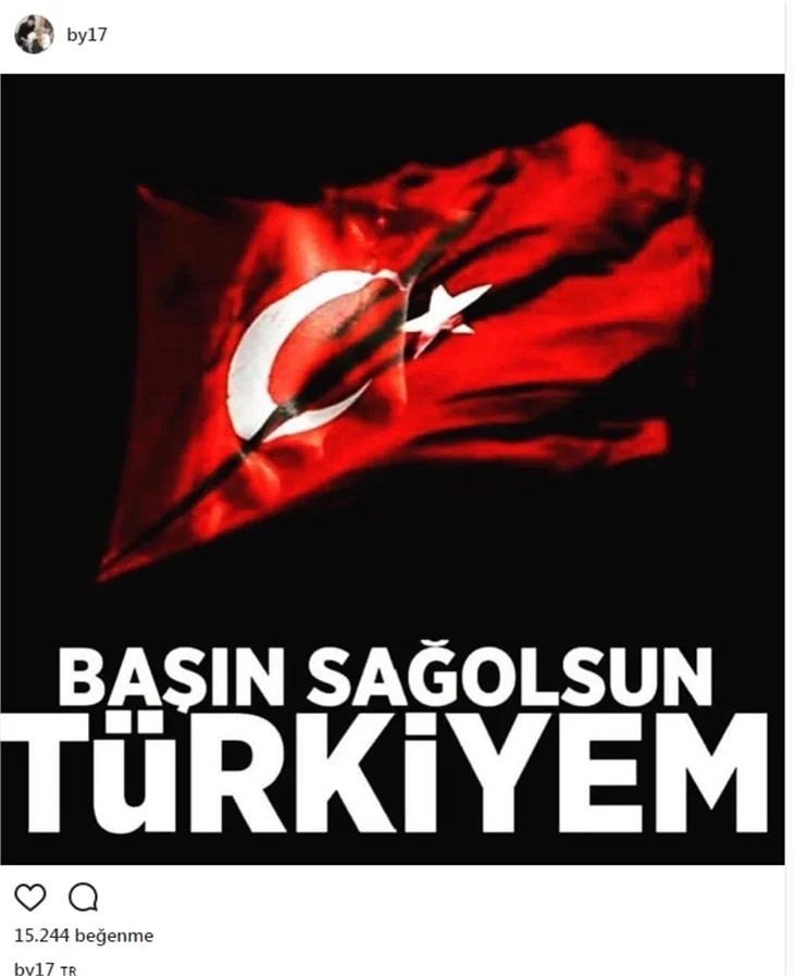 Ünlülerin Şırnak Şehitleri için paylaştıkları