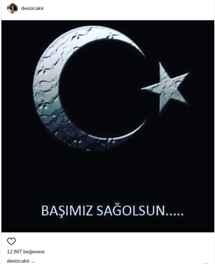 Ünlülerin Şırnak Şehitleri için paylaştıkları