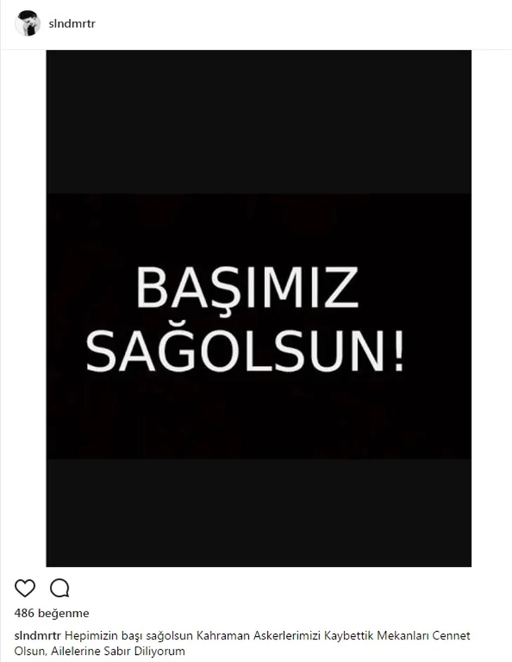 Ünlülerin Şırnak Şehitleri için paylaştıkları