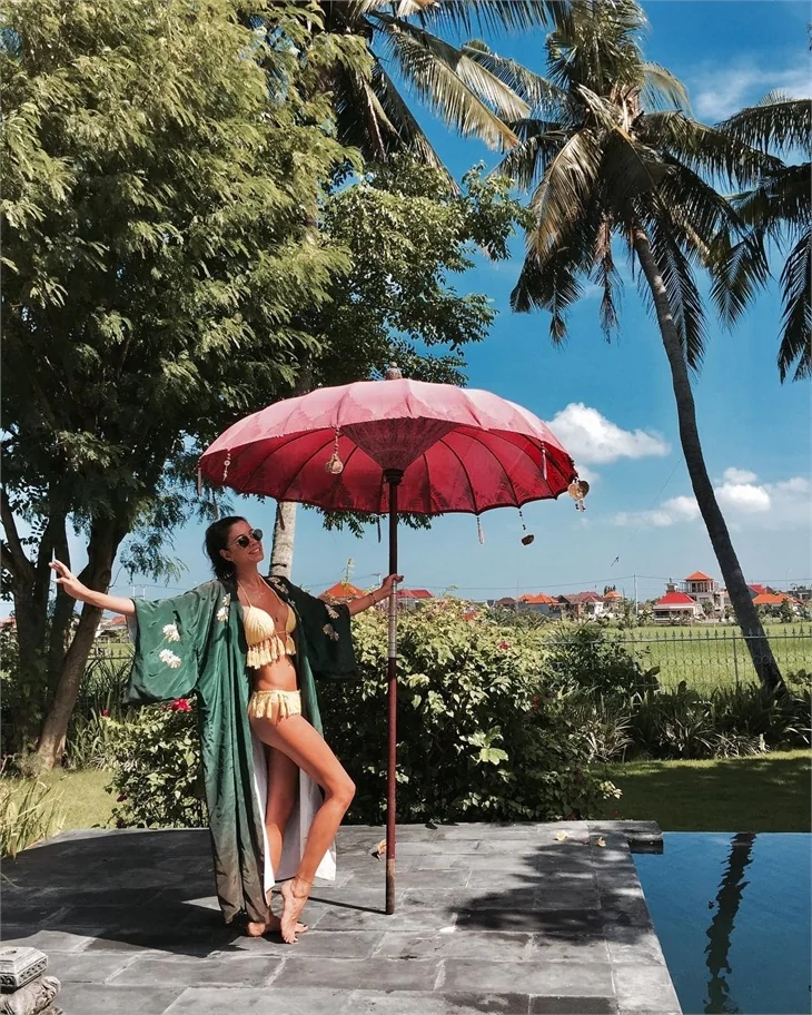 Ece Begüm Yücetan, Bali'de tatilde!