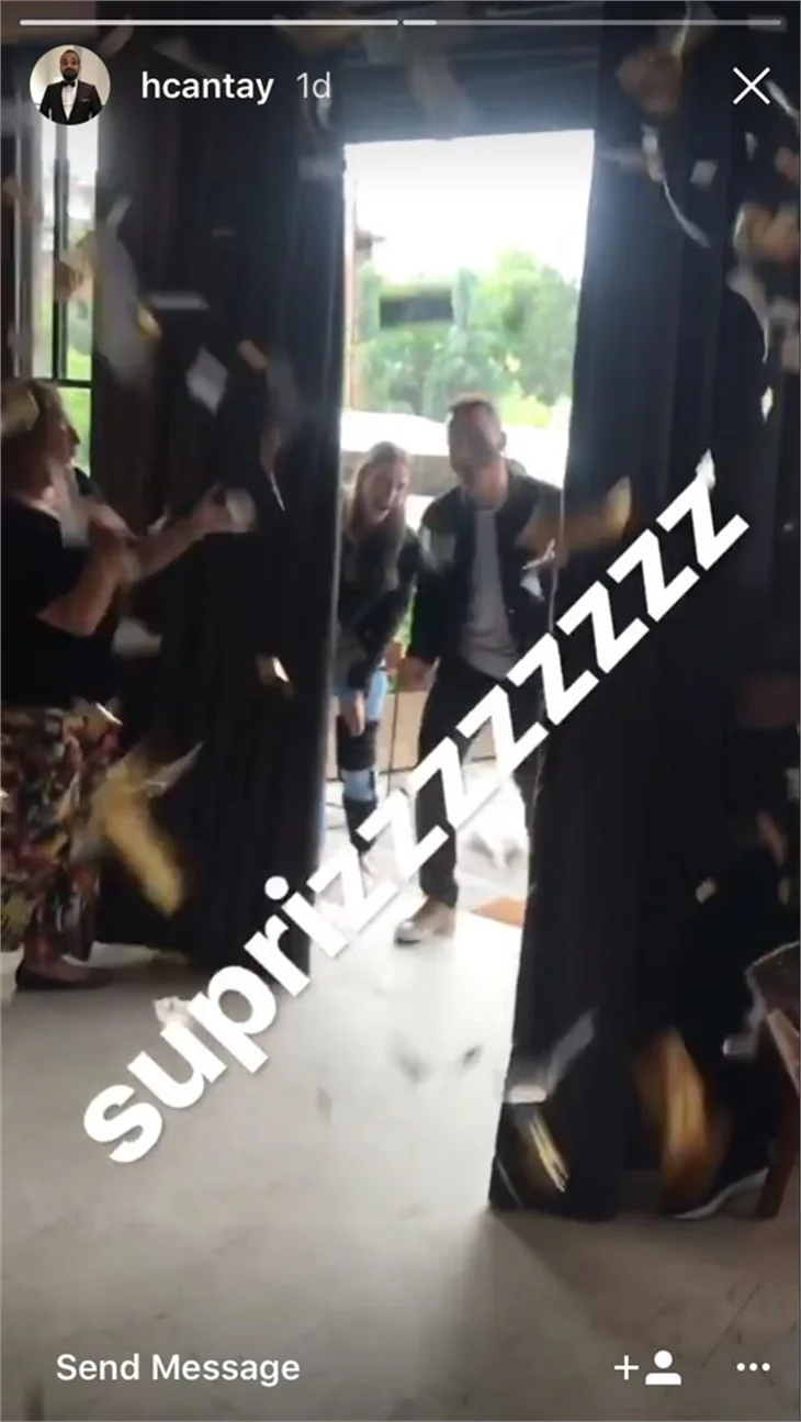 Serenay Sarıkaya'nın bacağına ne oldu?