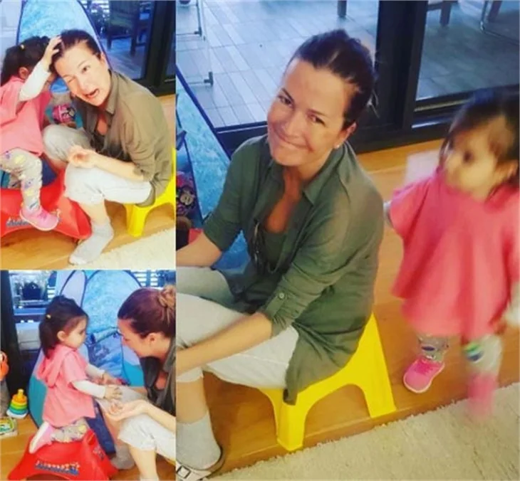 Hale Caneroğlu, şimdi çocuk büyütüyor!
