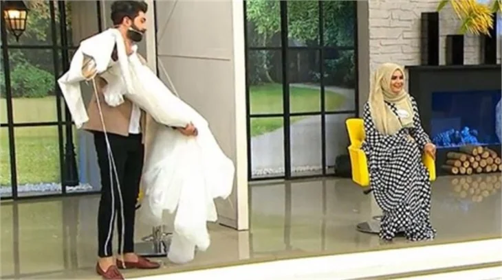 Gelin adayı Hanife'ye gelinlik sürprizi!