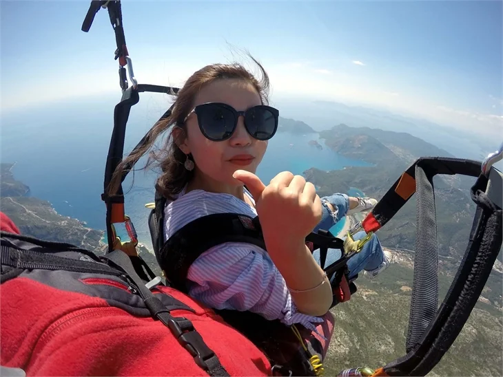 Fethiye'de yamaç paraşütüne Çin ilgisi
