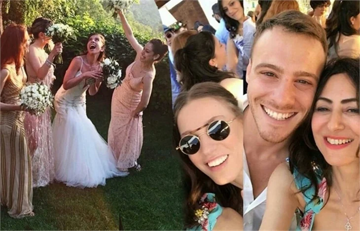 Kerem Bürsin'in ablası Melis Bürsin evlendi