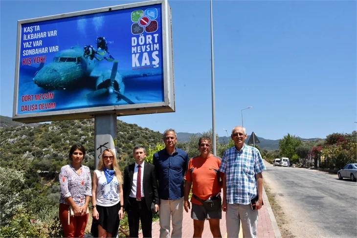 Kaş'ta dört mevsim dalış için kollar sıvandı