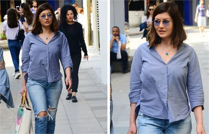 Nurgül Yeşilçay'ın yeni imajı!