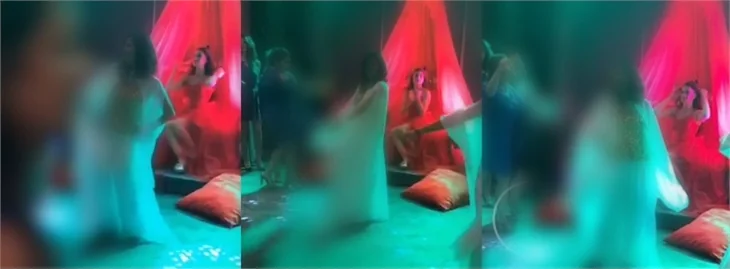 Fahriye Evcen'in kınasından ilk kareler geldi
