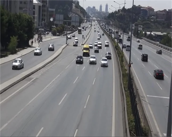 İstanbul'da alışılmadık görüntüler...