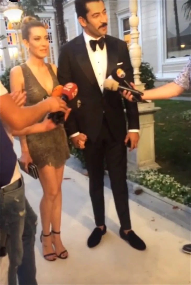 Burak Özçivit ve Fahriye Evcen'in düğününden ilk kareler geldi