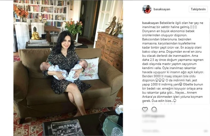 Başak Sayan'ın 'dadı' isyanı!
