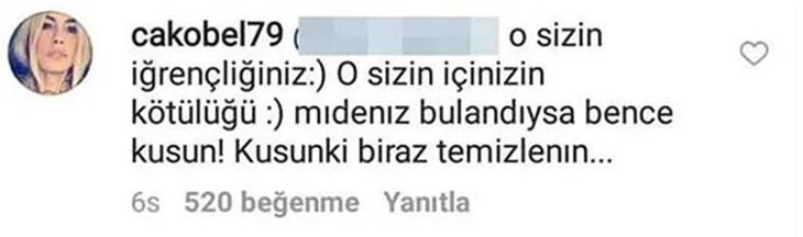 Sosyal medyada ünlülerin sert cevapları...