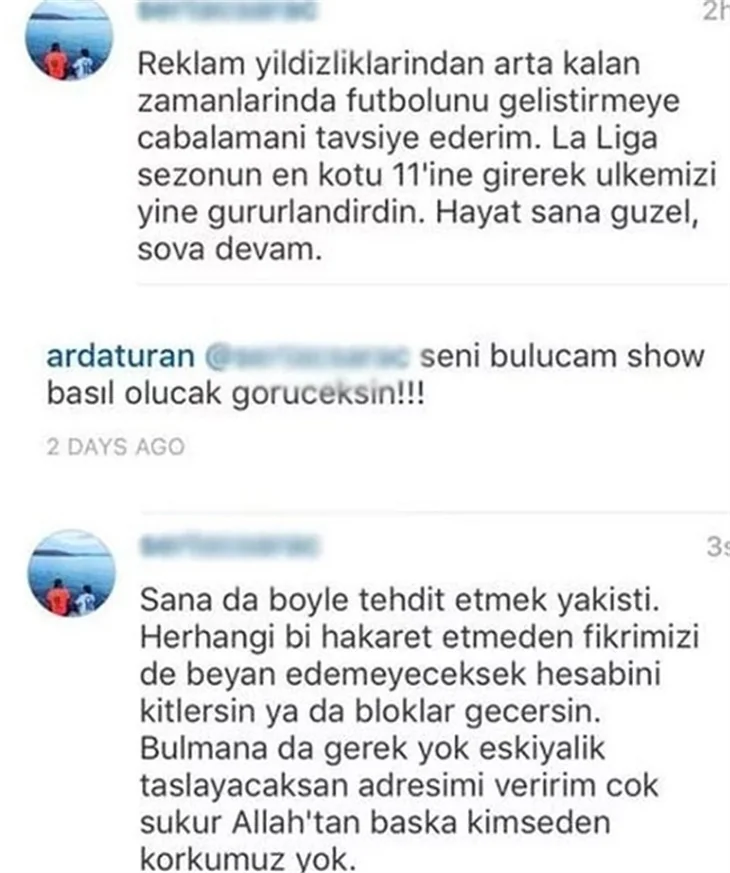 Sosyal medyada ünlülerin sert cevapları...