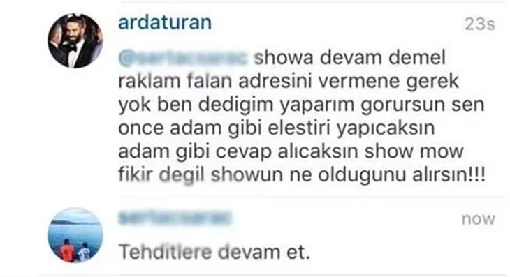 Sosyal medyada ünlülerin sert cevapları...