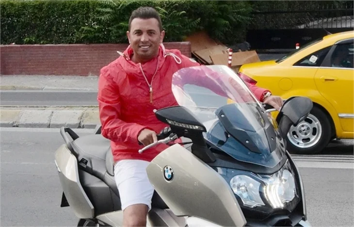 Motosiklet düşkünü Murat Cevahir!