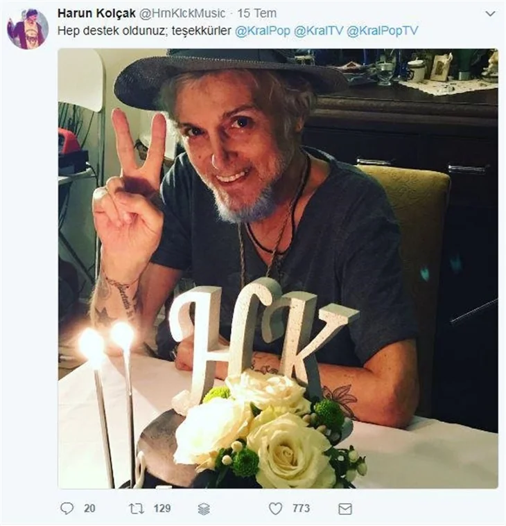 Harun Kolçak, darbe girişimi nedeniyle doğum günü kutlamamıştı!