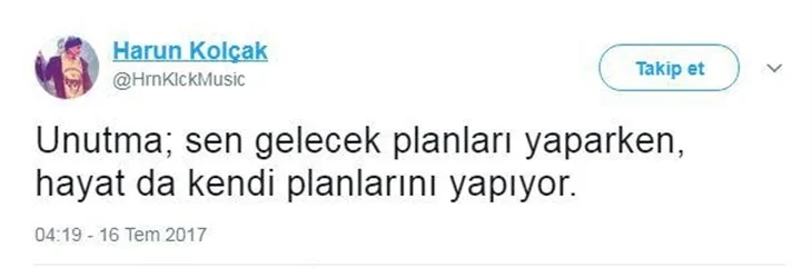 Harun Kolçak, darbe girişimi nedeniyle doğum günü kutlamamıştı!