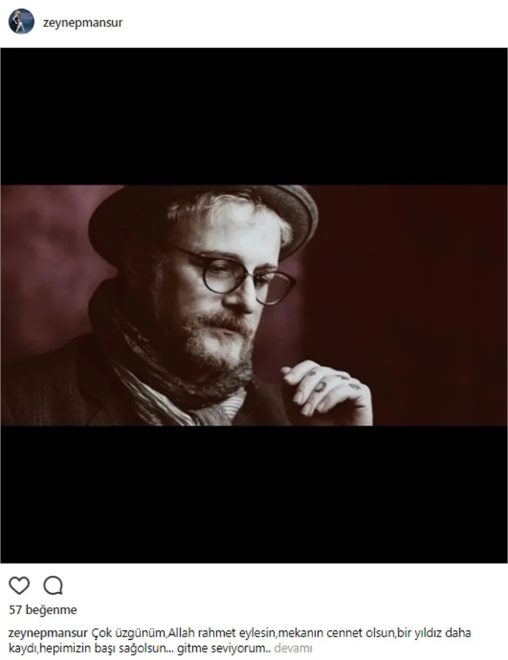 Ünlülerin Harun Kolçak üzüntüsü!