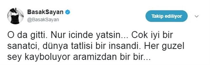 Ünlülerin Harun Kolçak üzüntüsü!