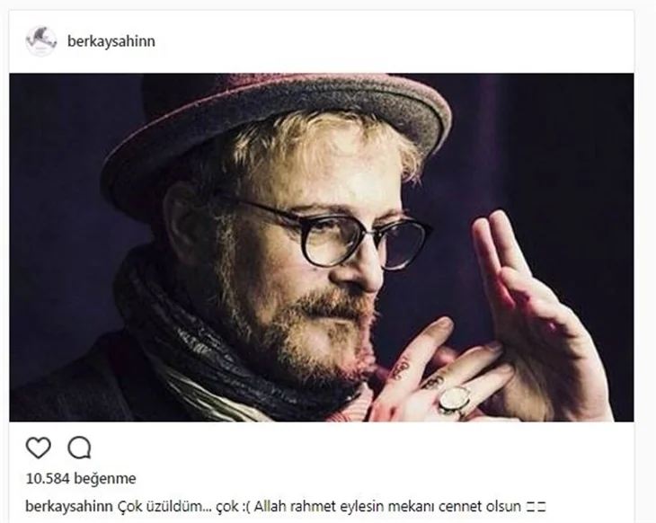 Ünlülerin Harun Kolçak üzüntüsü!