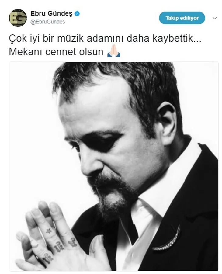 Ünlülerin Harun Kolçak üzüntüsü!